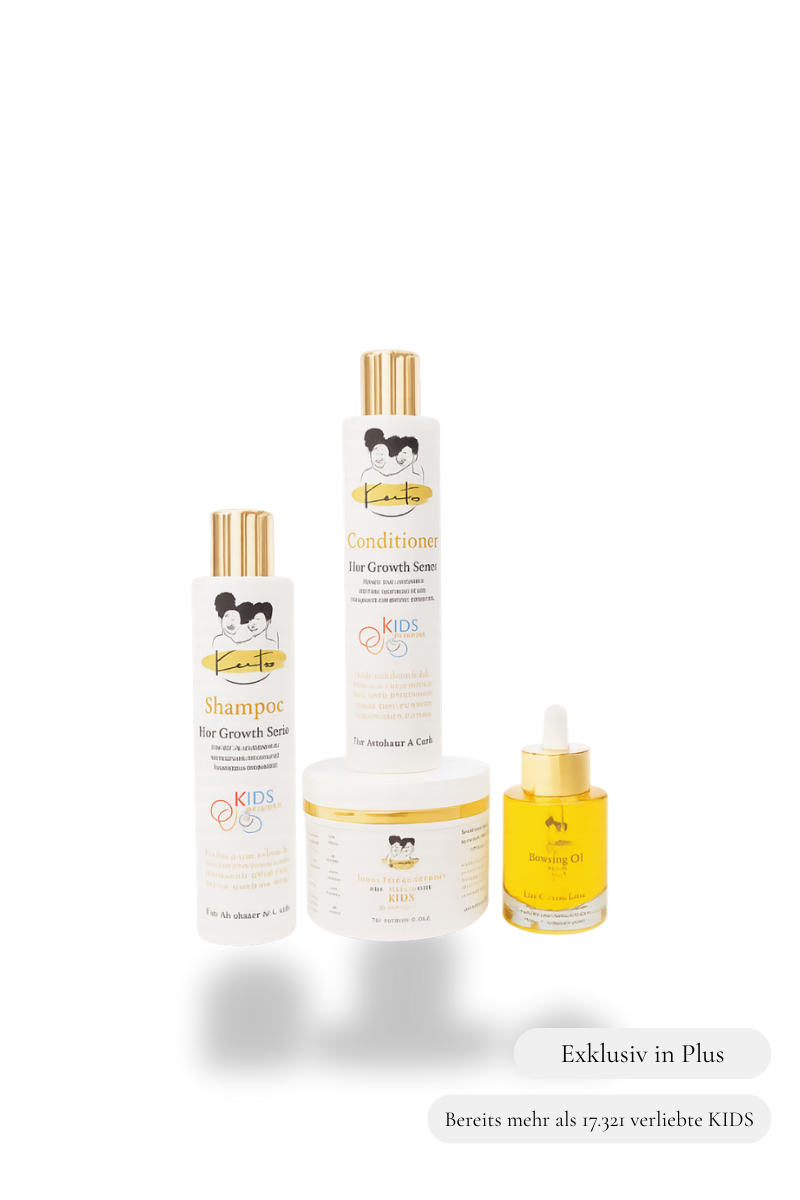 Haarwachstumsreihe Kinder