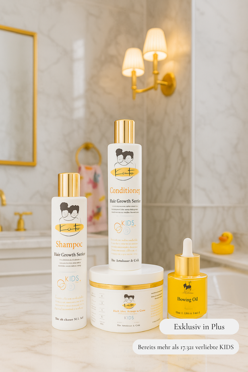 Haarwachstumsreihe Kinder