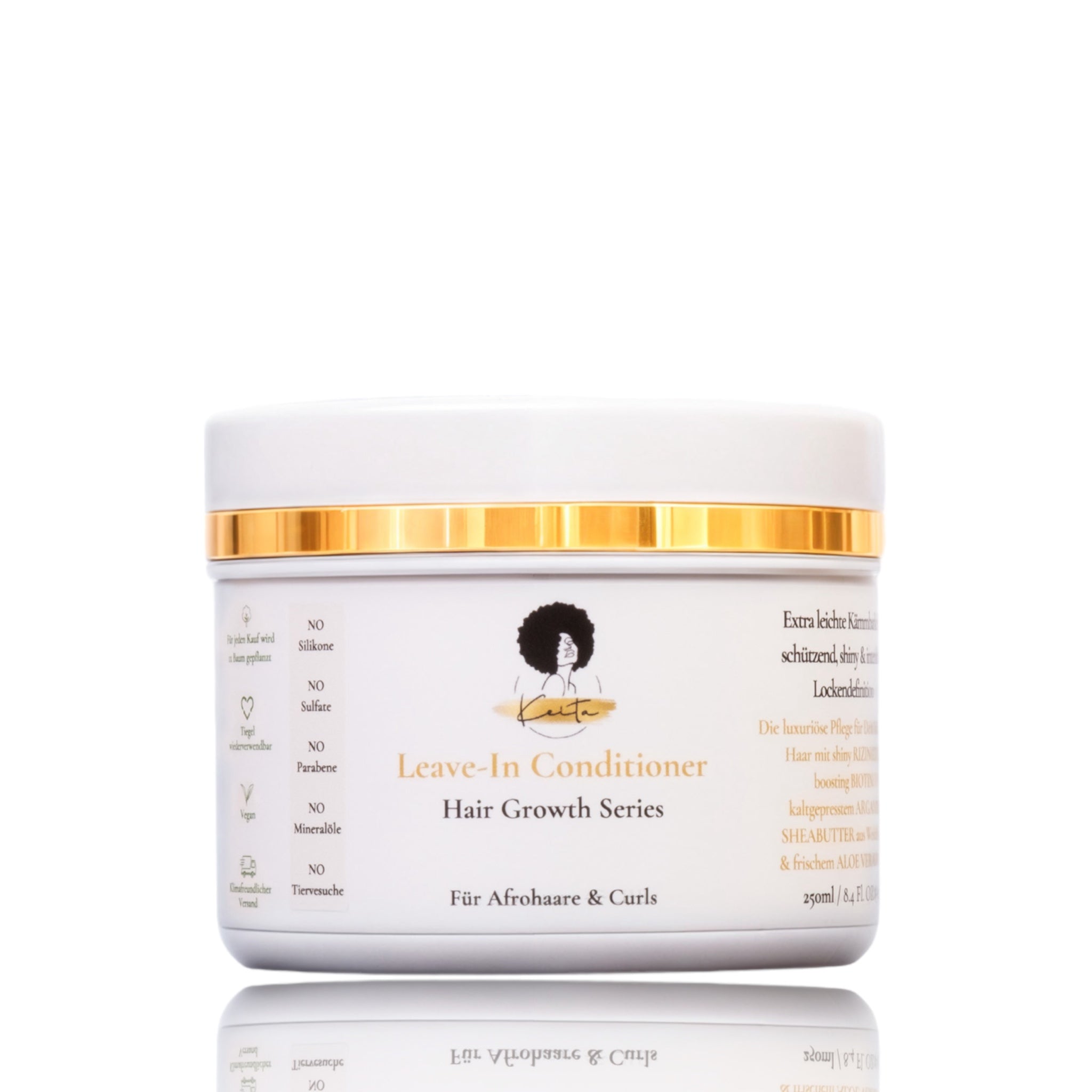 Erlebe magischen Glanz und starke Locken mit unserem Leave-In Conditioner