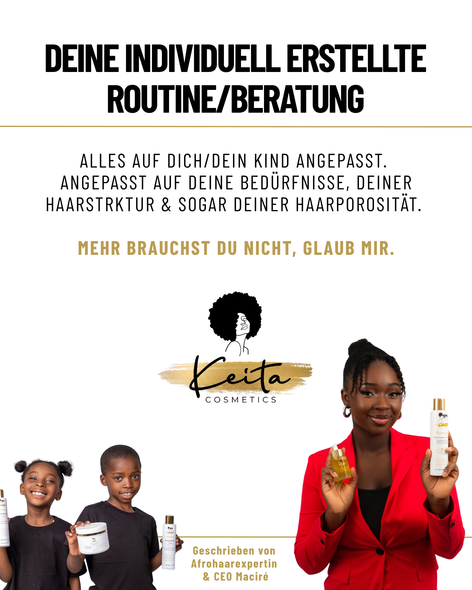 Individuelle Afrohaarroutine / Beratung