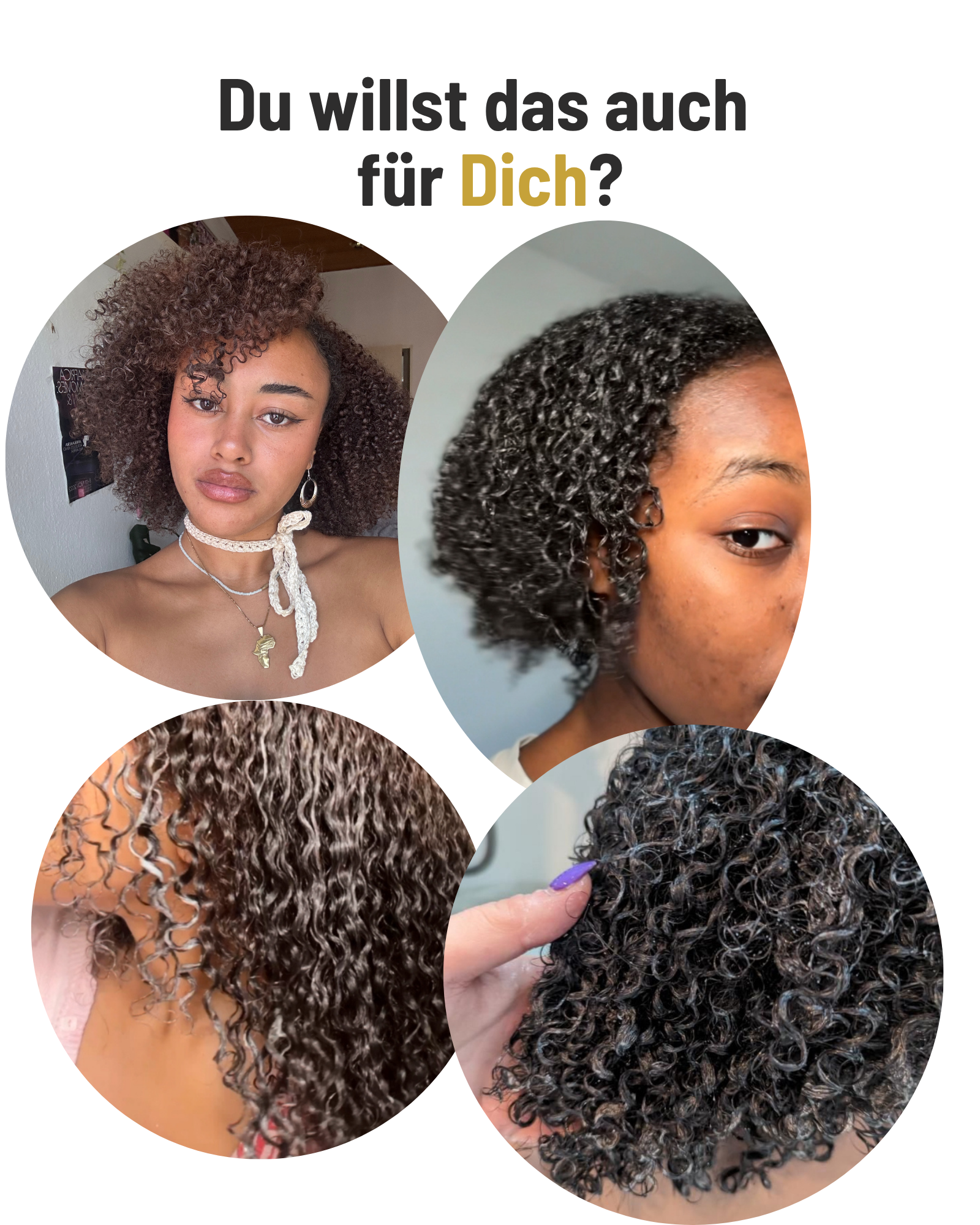 Haarwachstumsreihe