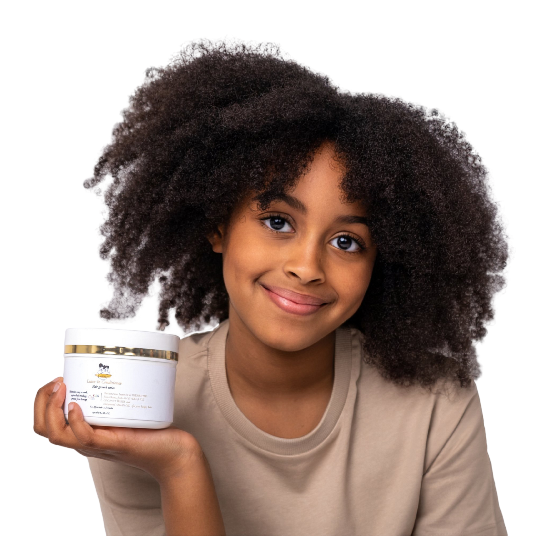 Intensive Lockenpflege für Kinder mit unserem spezialisierten Leave-In Conditioner