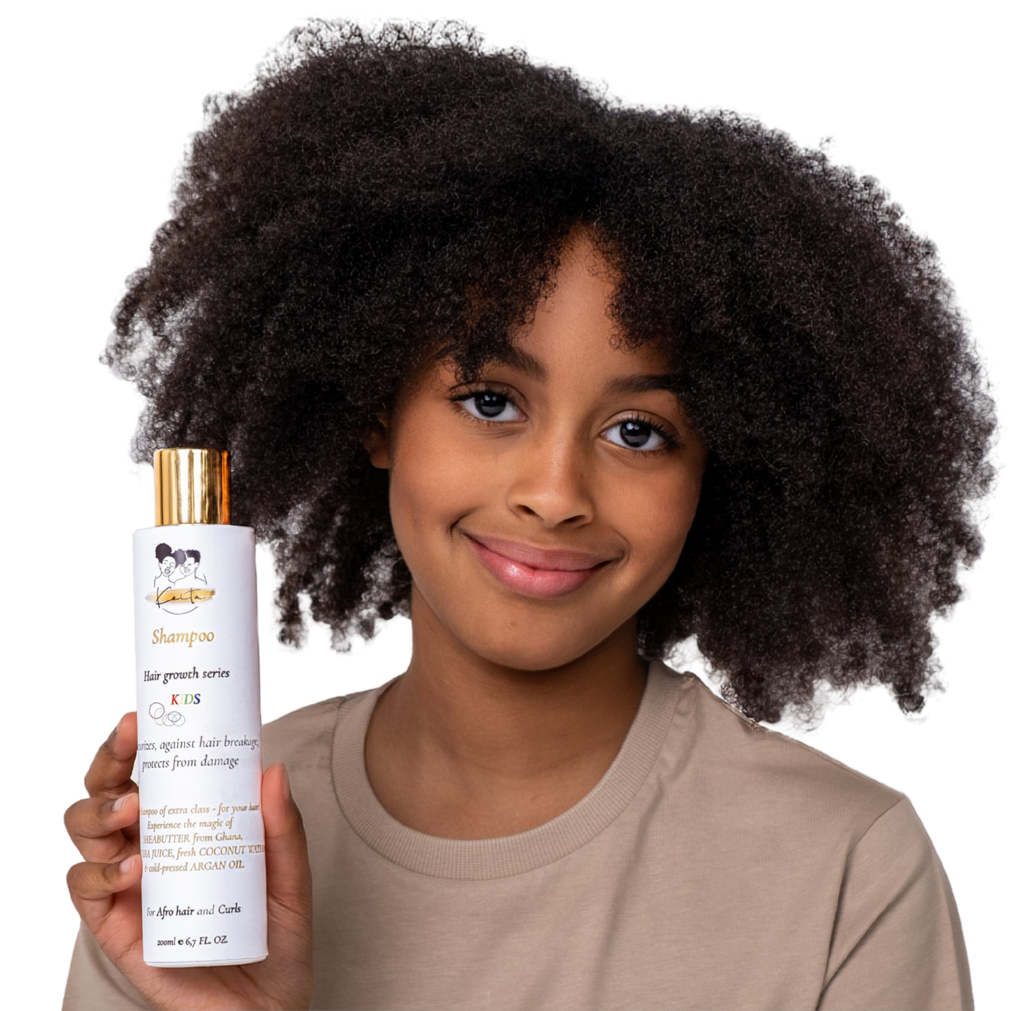 Kinder mit Locken genießen sanfte Reinigung und Pflege mit unserem Locken Shampoo