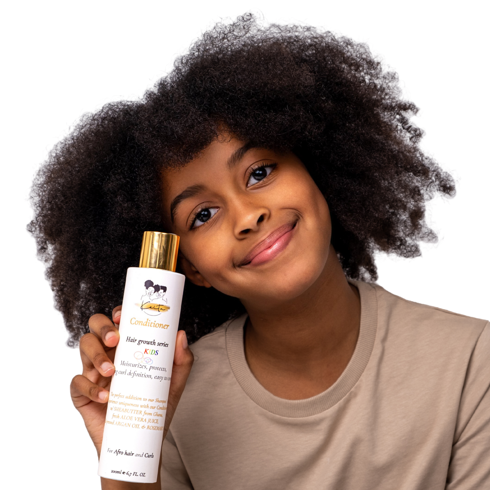 Natürlich schöne Locken für Kinder mit unserem nährreichen Conditioner