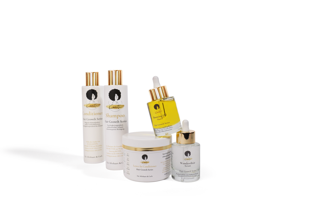 Locken Shampoo, Locken Conditioner und Locken Leave-In Conditioner für Menschen mit Locken und Afro Haare